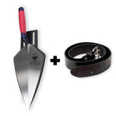 Trowel Holder Combo: Magnet Master & Leather Belt Bricklaying Tools Essentials