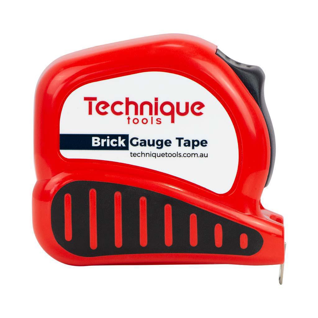 Technique Brick Gauge Tape Measure Bricklaying Tools & Essentials