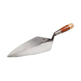 W.Rose Brick Trowel - 13" London Pattern, Leather Handle