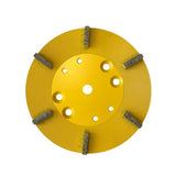 Syntec Concrete Grinding Plate 10" 6-Seg 25 Grit (Hard-Very Hard Conc)