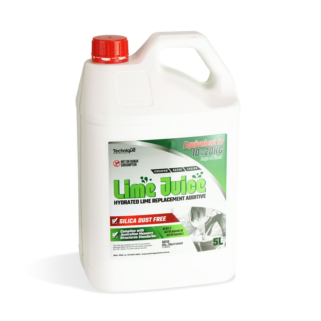 Lime Juice - Mortar Additive for bricklaying cement mud