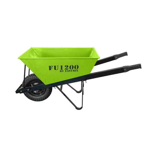 Easymix FU1200 Wheelbarrow (Narrow Pneumatic Wheel & Steel Handles) Technique Tools