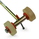 Raker, Long Handle Poly Wheels - Technique Tools