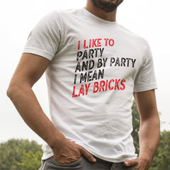 White Tee - I Like To Party - Technique Tools